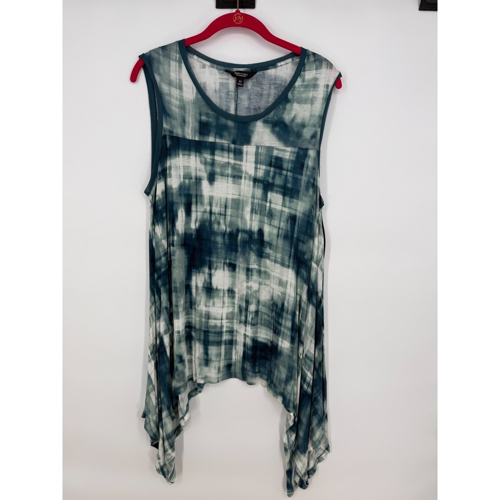 Simply Vera Wang Sleeveless Swing Tank Top 0X